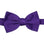M & R Clothing Stacy Adams solid purple pre-tied bow tie for formal events