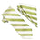 M & R Clothing Stacy Adams sage green tonal striped necktie and matching pocket square set for formal weddings