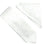 M & R Clothing Stacy Adams white paisley necktie and matching pocket square set for formal occasions
