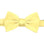 M & R Clothing Stacy Adams pre-tied solid yellow bow tie for formal events and weddings